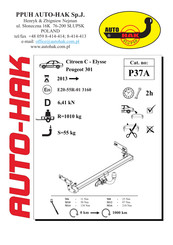 AUTO-HAK P37A Instructions De Montage