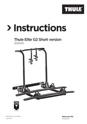 Thule Elite G2 Instructions