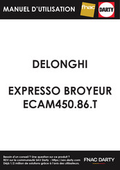 DeLonghi ELETTA EXPLORE ECAM450.86.T Mode D'emploi