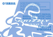 Yamaha YFM350AA Manuel Du Propriétaire