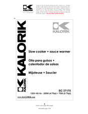 Kalorik SC 37175 Mode D'emploi