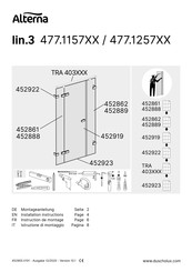 Alterna 477.1157 Serie Instructions De Montage