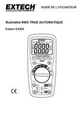 Extech Instruments EX505 Guide De L'utilisateur