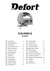 Defort DJS-600N-Q Mode D'emploi