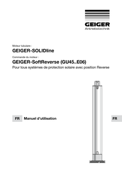GEIGER SOLIDline GU45E06 Serie Manuel D'utilisation