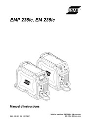 ESAB EM 235i Manuel D'instructions