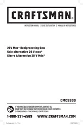 Craftsman CMCS300 Guide D'utilisation