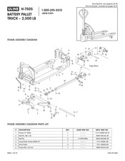 Uline H-7505 Mode D'emploi