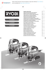Ryobi RJS850 Traduction Des Instructions Originales