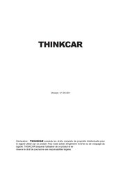 Thinkcar THINKTOOL X5 Mode D'emploi