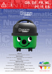 Numatic Henry Petcare Mode D'emploi