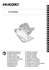 HIKOKI CD 3605DB Mode D'emploi