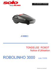 AL-KO solo ROBOLINHO 3000 Notice D'utilisation