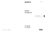 Sony VPL-VW675ES Guide De Référence Rapide