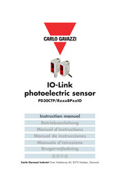 CARLO GAVAZZI PD30CTP/R BP IO Serie Manuel D'instructions