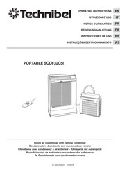 Technibel PORTABLE SCDF32C5I Notice D'utilisation