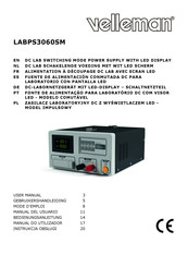 Velleman LABPS3060SM Mode D'emploi