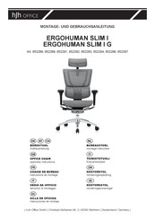 hjh OFFICE ERGOHUMAN SLIM I G Instructions De Montage Et D'utilisation