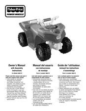 Fisher-Price POWER WHEELS W6215 Guide De L'utilisateur