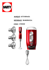 KitchenAid 5KHB3581ECA Mode D'emploi