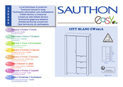 SAUTHON easy CITY BLANC CW191A Instructions De Montage