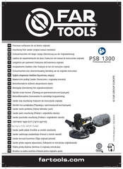 Far Tools PSB 1300 Notice Originale