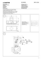 sauter XSP 31 F001 Instructions De Montage