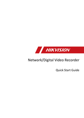HIKVISION NVR-104MH-D/W Guide De Démarrage Rapide