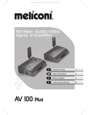 MELICONI AV 100 Plus Mode D'emploi