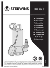 STERWINS 1000 DW-3 Traduction De La Version Originale Du Mode D'emploi