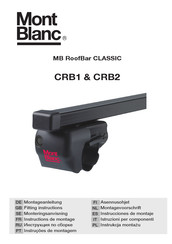 Mont Blanc MB RoofBar CLASSIC CRB1 Instructions De Montage