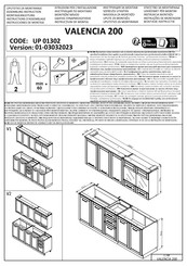 Forma Ideale VALENCIA 200 UP 01302 Instructions De Montage