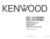 Kenwood KFC-1673MRBL Mode D'emploi