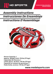 MD SPORTS WS100Y19003 Instructions D'assemblage