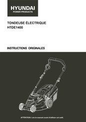 Hyundai power products HTDE1400 Instructions Originales