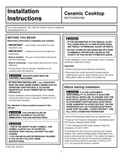 GE MCP2024DXBB Instructions D'installation