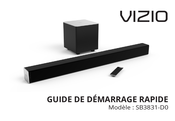 Vizio SB3831-D0 Guide De Démarrage Rapide