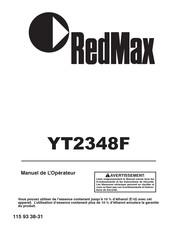RedMax YT2348F Manuel De L'opérateur