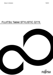 Fujitsu STYLISTIC Q775 Manuel D'utilisation