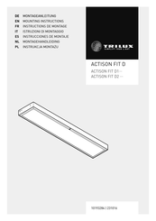 Trilux ACTISON FIT D Serie Instructions De Montage