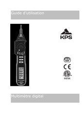 KPS MT460 Guide D'utilisation