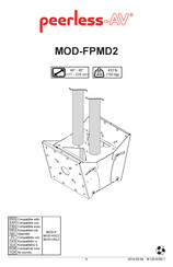 peerless-AV MOD-FPMD2 Mode D'emploi