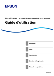 Epson ECOTANK ET-2810 Serie Guide D'utilisation