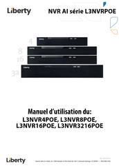 Liberty L3NVR4POE Manuel D'utilisation