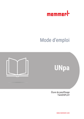 Memmert UNpa Mode D'emploi