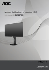 AOC Q2790PQE Manuel D'utilisation