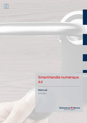 Simons Voss Technologies SmartHandle numerique AX Manuel