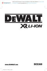 DeWalt DCS369M2-QW Mode D'emploi