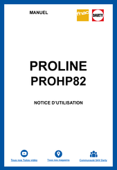 Proline PROHP82 Manuel D'utilisation