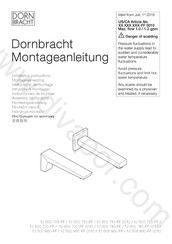 Dornbracht 13 800 705-FF Instructions De Montage